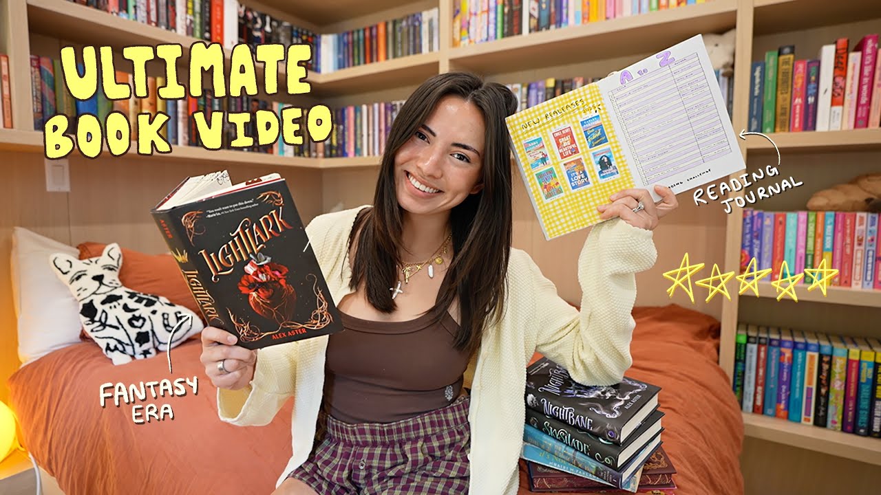 ULTIMATE BOOK VIDEO: reading 3 books, reading journal flip through, in my fantasy era!