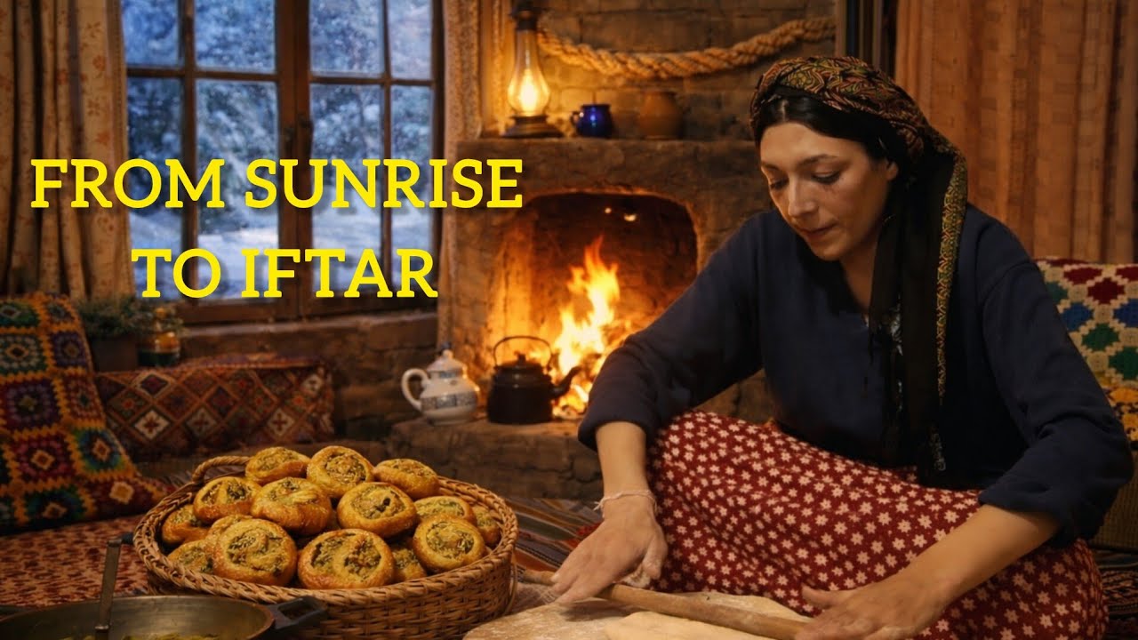 A Peaceful Ramadan Day in an Iranian Village | Traditional Rural ...