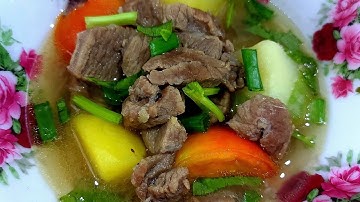 Masak SUP DAGING Simple Tak Cukup Bahan Pun Sedap