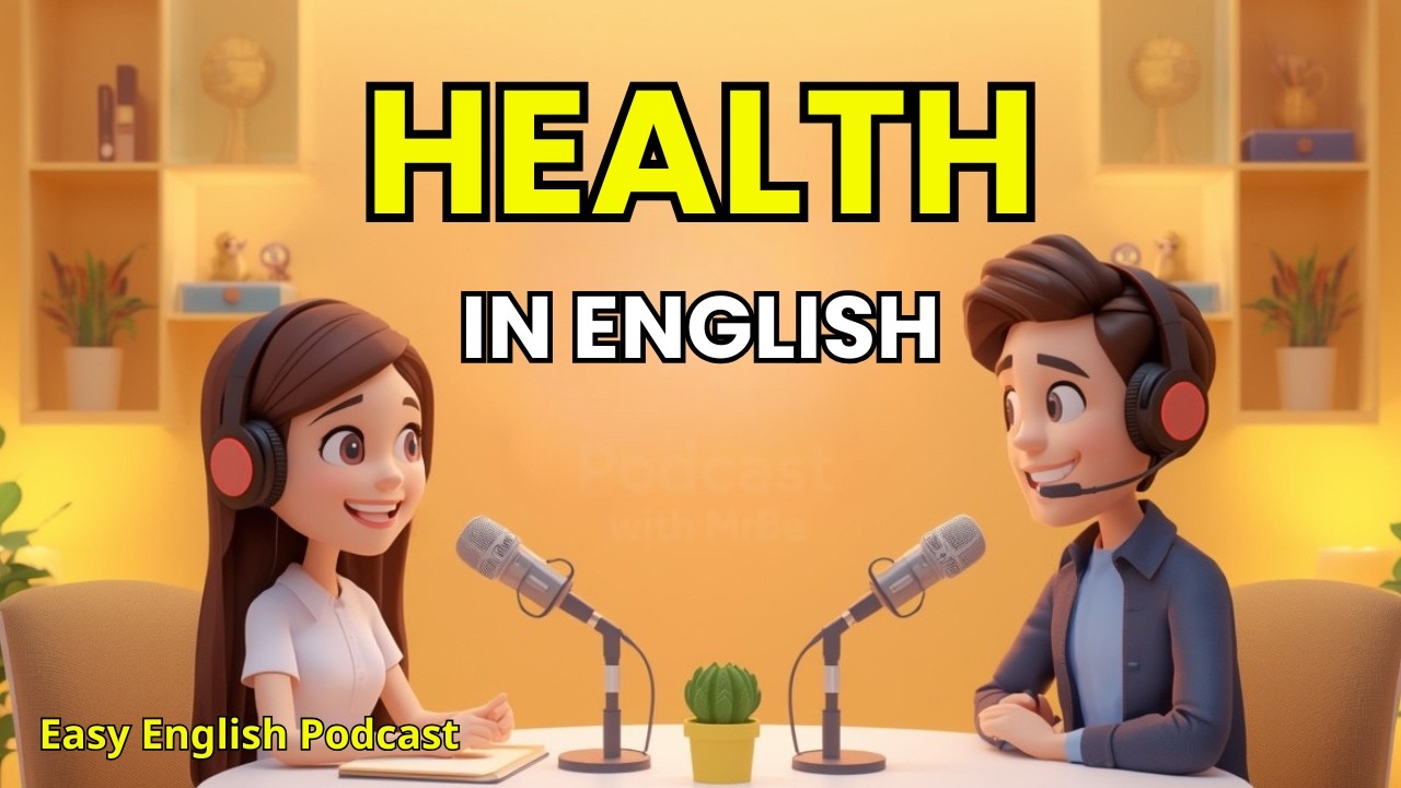 English Listening & Speaking Practice | Health Conversation | Easy English Podcast