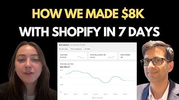 $8K in 7 Days on Shopify With ChatGPT: The Step-by-Step Framework We Use