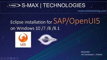 Eclipse installation for SAPUI5/ OPENUI5 on Windows