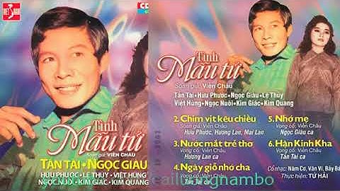 Tình Mẫu Tử   CD ca cổ, cải lương   Tấn Tài, Ngọc Giàu, Lệ Thuỷ, Ngọc Nuôi