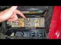 2005 Jeep Liberty Starter Relay & Fuse, Fuel Pump Relay & Fuse Location