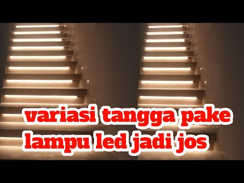 Video: Bagaimana Anda memasang lampu LED ke tangga?