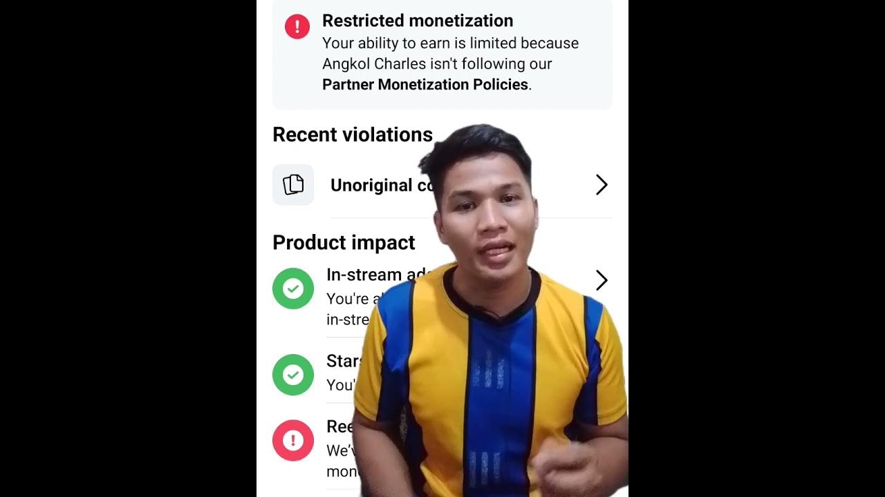 Reels Overlay Ads Restricted Ads on Reels YouTube