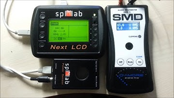 Spl-Lab NEXT-LCD with NEXT-LAB Power Sensor vs SMD AMM-1 AC true RMS voltage measure 10-200 Hz