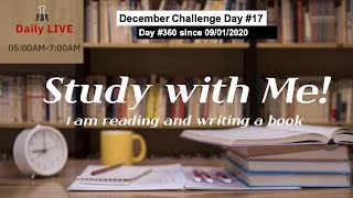 2 Hour Study with Me Live at 5AM CST 01 17 22