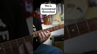 Play the Symmetrical Diminished Scale on Guitar | Free Chart Link in Description 🔥#shorts