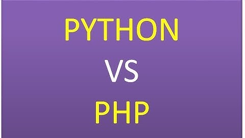 PHP VS PYTHON