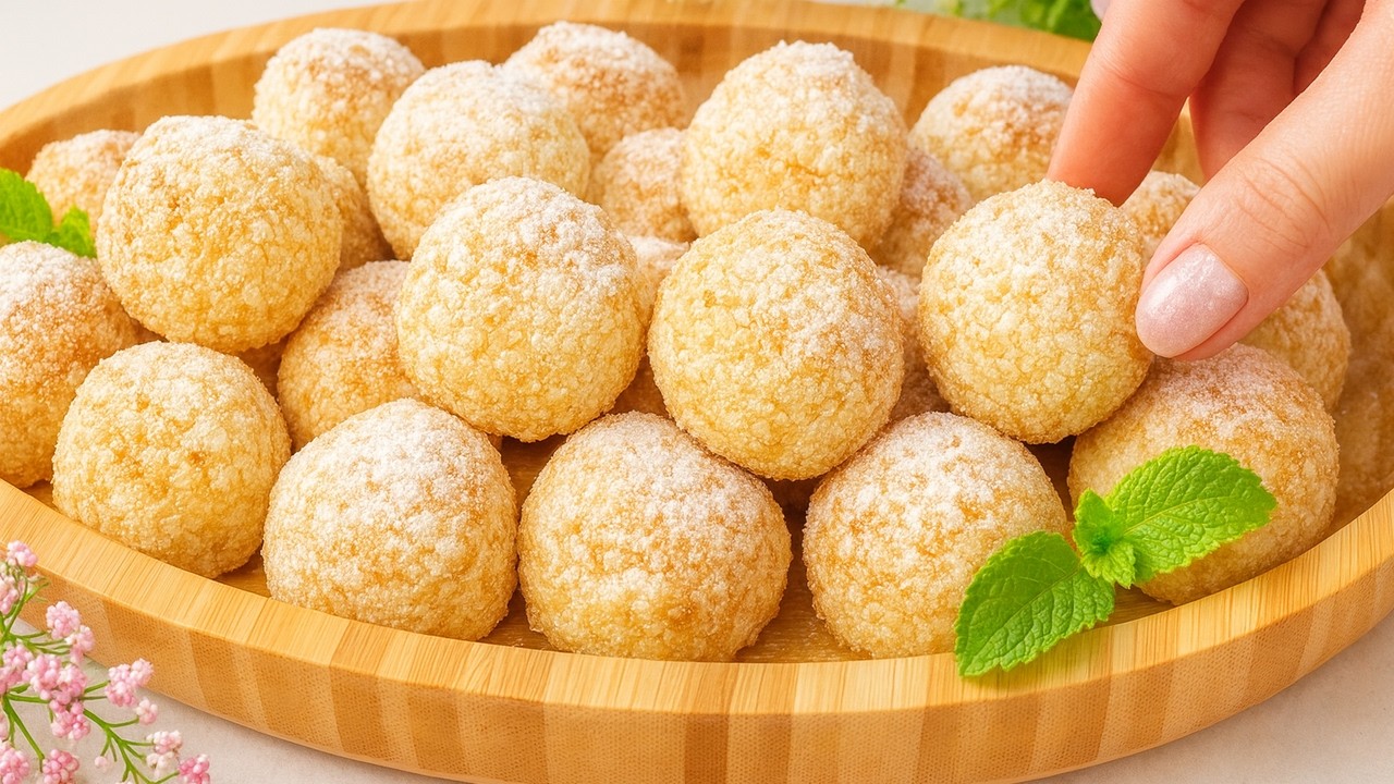 Никакой муки, никакого масла! Всего 3 ингредиента и 7 минут! Самое нежное печенье!