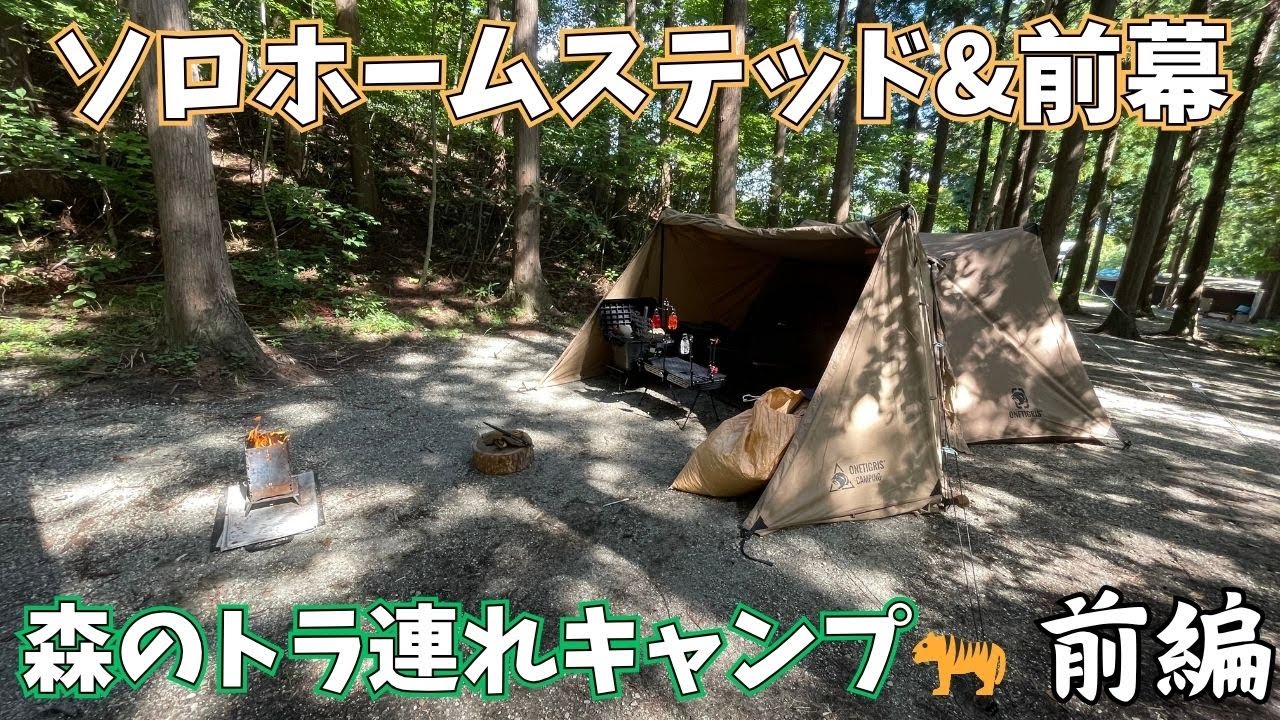 ソロホームステッドtc&前幕】久しぶりのソロホームステッドでトラ連れ