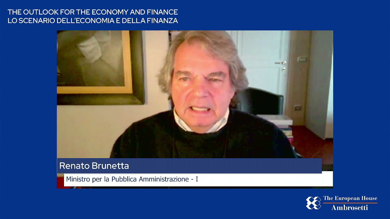 Renato Brunetta - speech at Finance Workshop The European House - Ambrosetti 2021