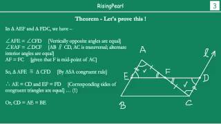 Mid-point theorem and Proof
