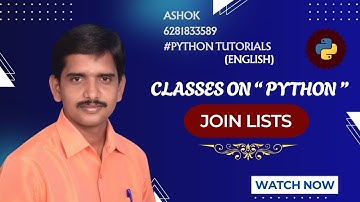 How to Join Two Lists in Python | Python List Tutorial for Beginners
