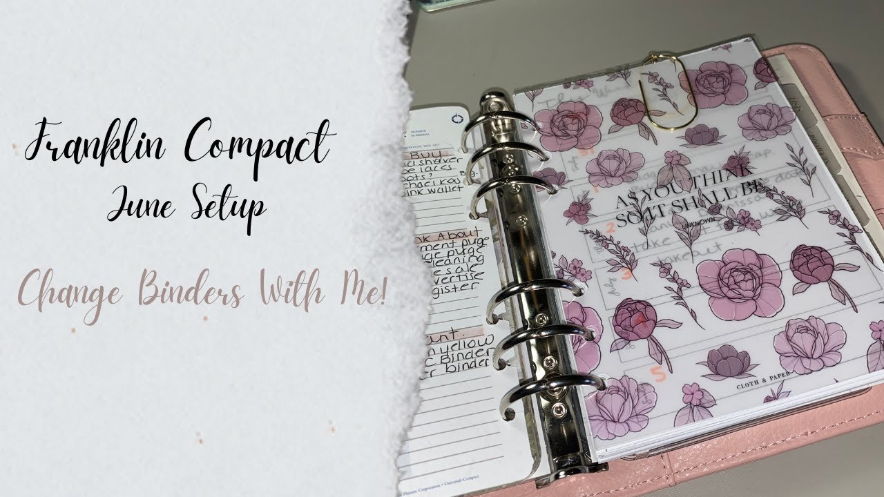 Switching Up my Compact! Franklin Planner Compact Switch Binders