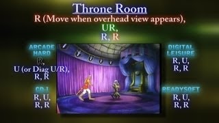 Dragon s Lair 12A Throne Room Video Game Walkthrough