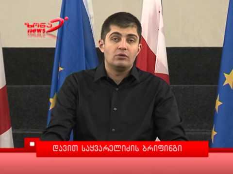 საყვარელიძის ბრიფინგი 27,01,2014 - zonanews.ge