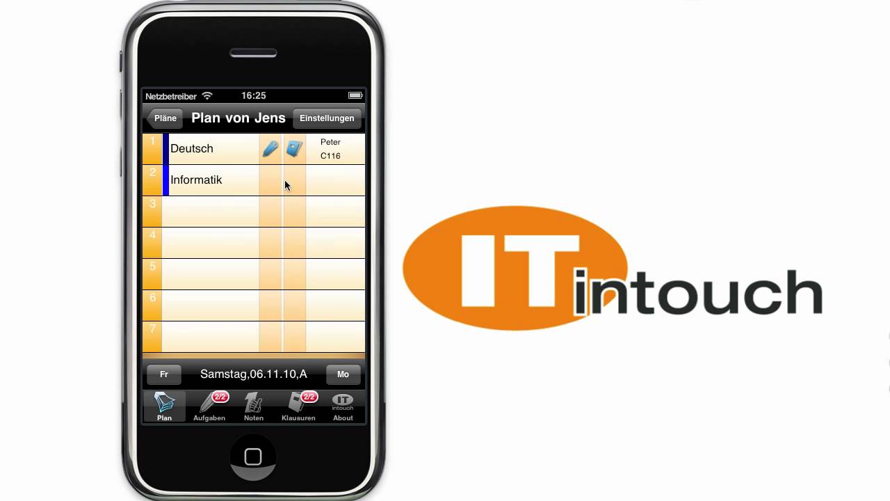 Schulplaner IPhone App Tutorial Fremdes Backup Nutzen YouTube