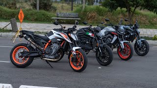 Ktm 890R Vs Mt 09, Bmw F900R, Ducati monster 937 / LOSDELASMOTOS