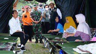 Presiden Jokowi Temui Pengungsi Korban Gempa di Cianjur, 22 November 2022