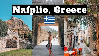 Nafplio, Greece Travel Vlog: The cutest little Greek town | Mycenae, Palamidi Fortress
