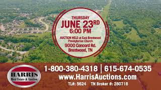 AUCTION! 23 Acres in Brentwood TN!