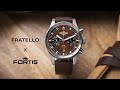 Exclusive Introduction: The Fratello × Fortis Flieger F-43 Bicompax Umber Brown Capsule Edition