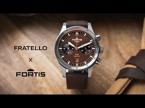 Exclusive Introduction: The Fratello × Fortis Flieger F-43 Bicompax Umber Brown Capsule Edition