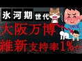 【悲報】2025年大阪万博の不人気で維新の支持率が急落!ついに1%台に!SNS「党勢の立て直しは無理」「カジノのための万博がバレた」「斎藤辞めろ」