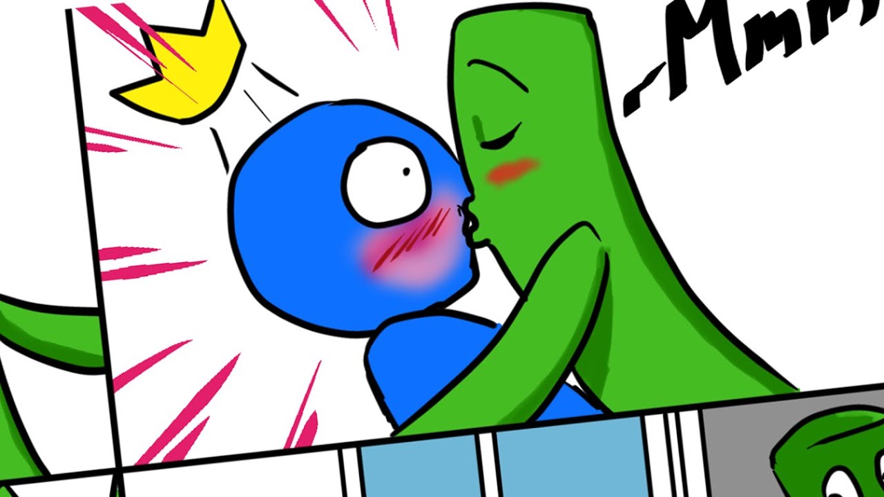 Blue x Green Kiss, RAINBOW FRIENDS, Become Blue x Green