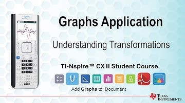 Understanding Transformations | TI-Nspire CX II | Getting Started Series - Graphs Application