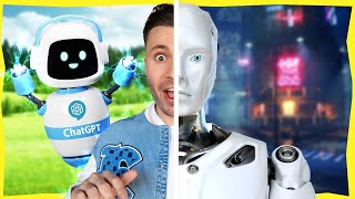 Robot Bepaalt 1 Dag Mijn Leven! *AI ChatGPT Challenge*