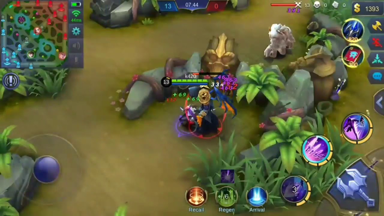 1 MYTHIC GLORY(Gusion) VS 5 MASTER PLAYERS