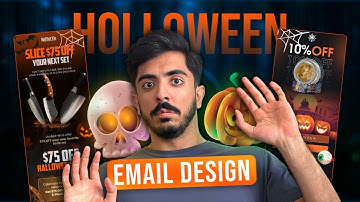 How to design high converting email campaign for halloween | klaviyo email design figma tutorial