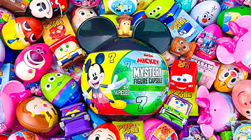 ASMR DISNEY Mickey SQUISHY Mystery Toys UNBOXING | NO TALKING