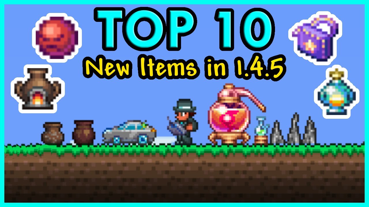 TOP 10 New Items Added in Terraria 1.4.5
