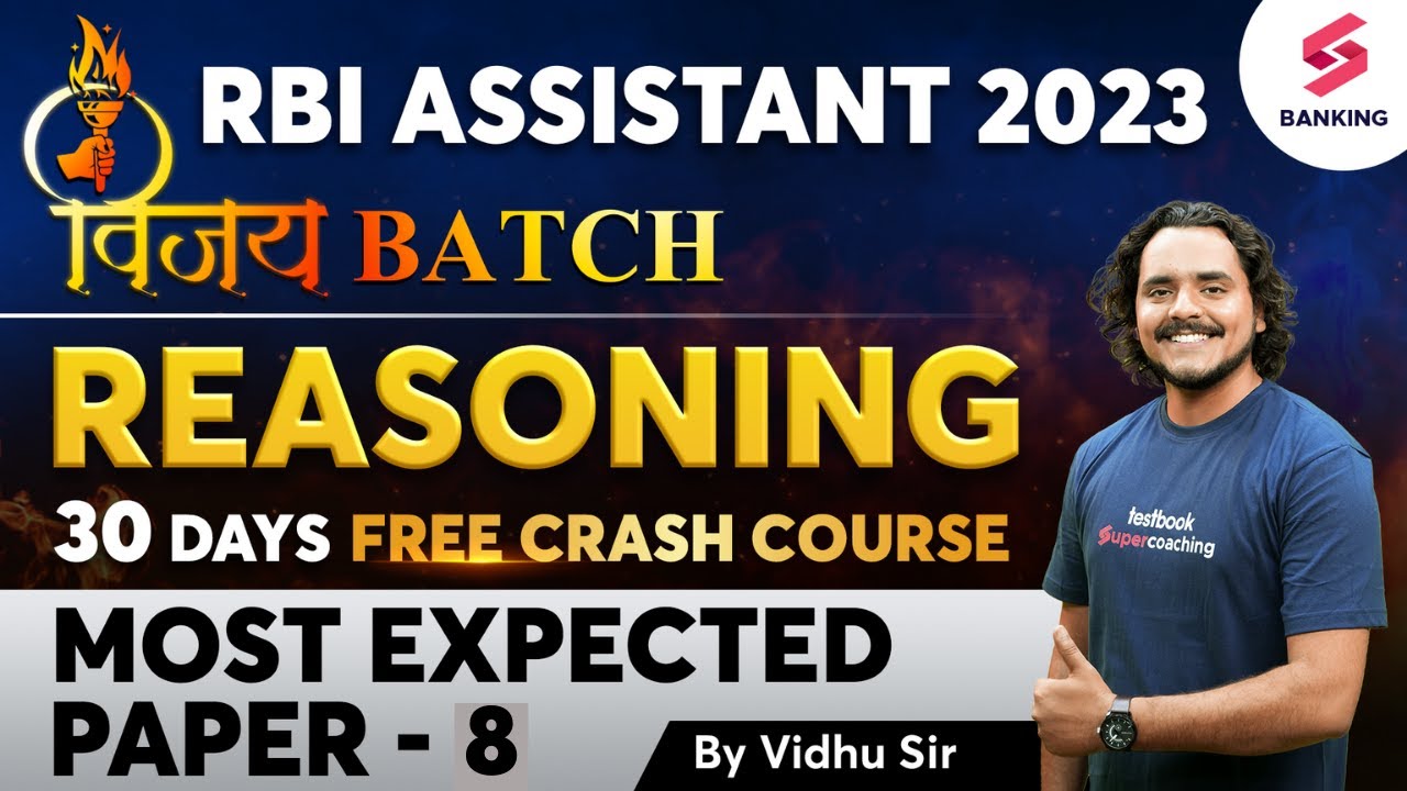 RBI Assistant 2023 | Reasoning Most Expected Question Part-8 | Most ...