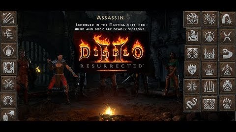 Diablo 2 Resurrected - Assassin Skills & Gameplay [4k]