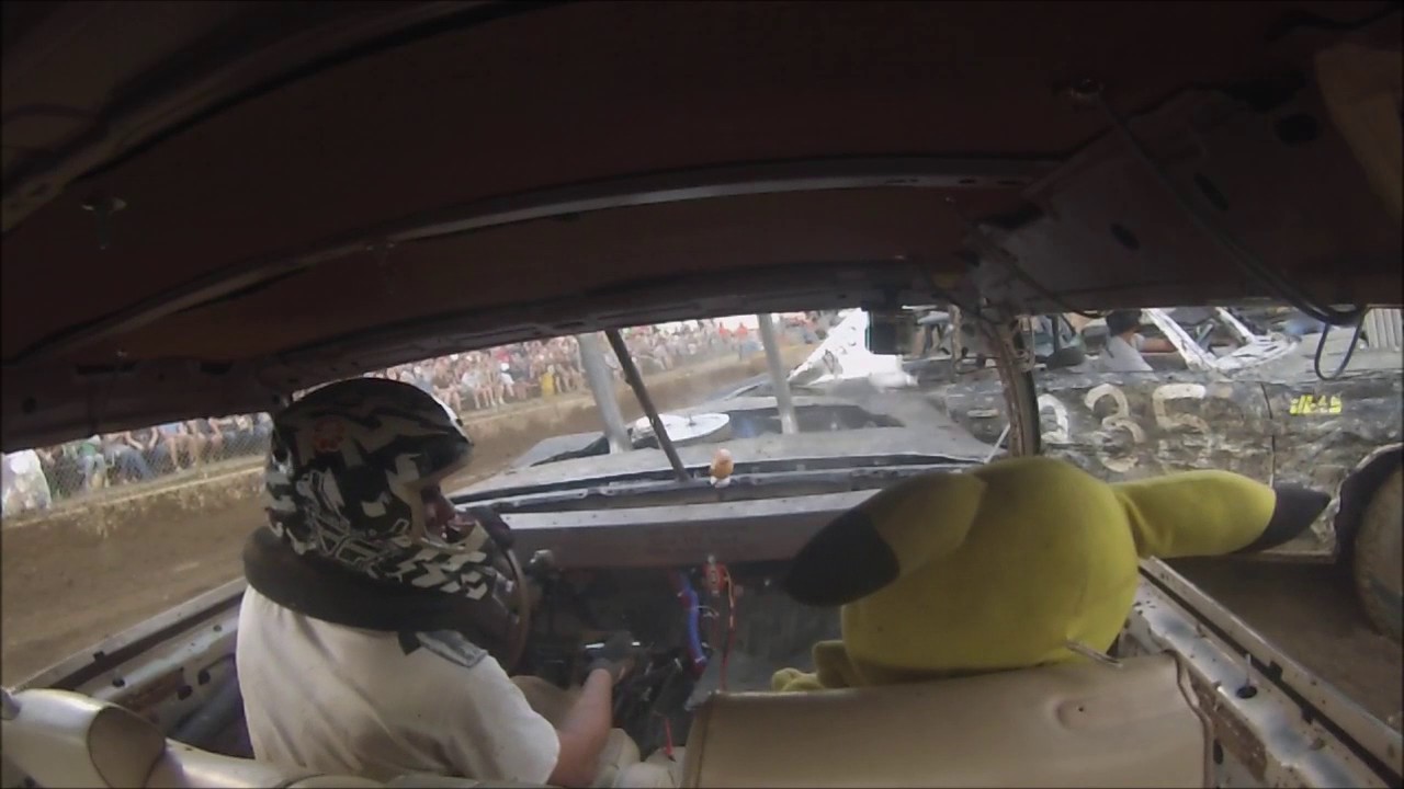 Hopkinton Fair Demolition Derby 2016 (GoPro) YouTube
