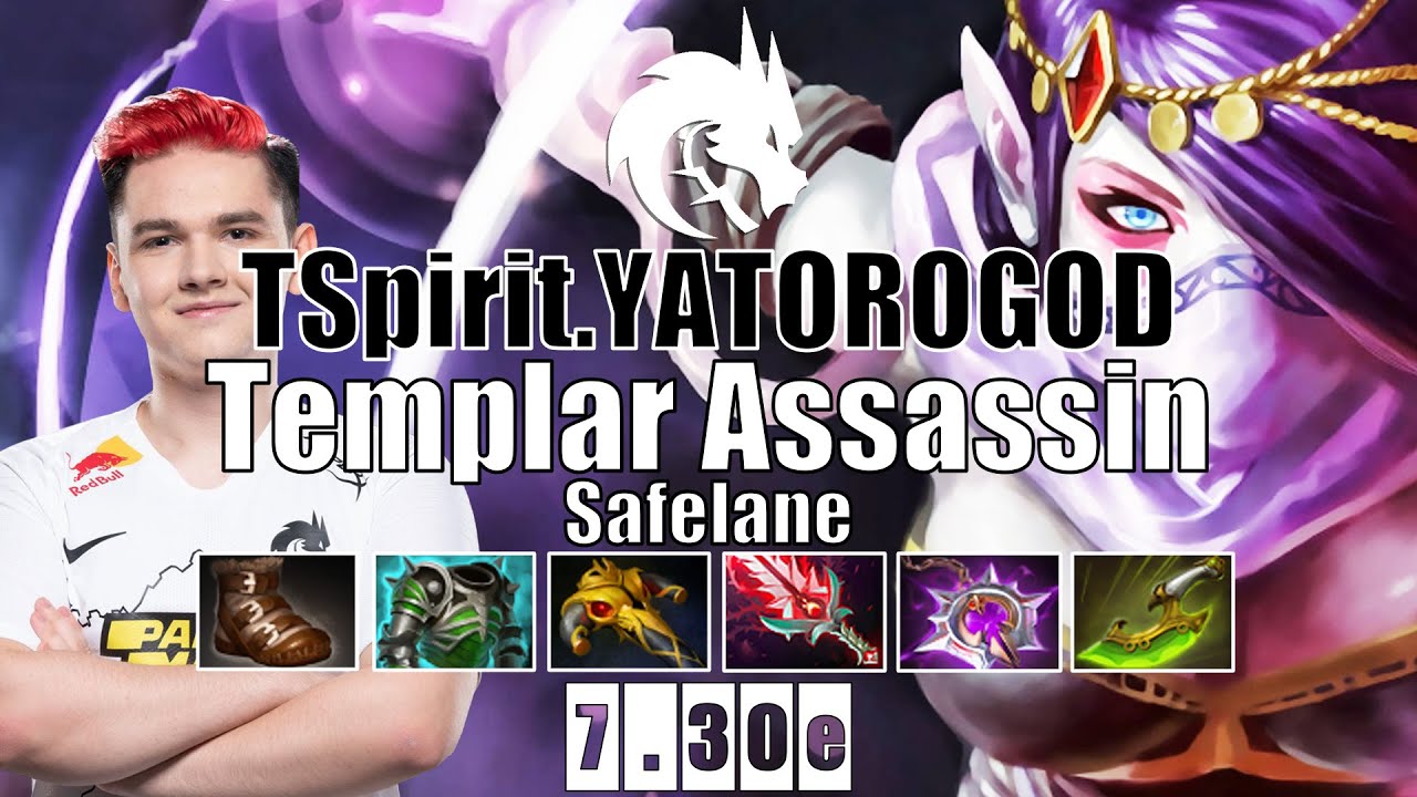 Templar Assassin Safelane | TSpirit.YATOROGOD | YATORO TA CARRY GUIDE | 7.30e Gameplay Highlights