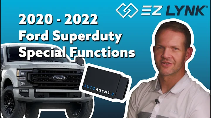 2020 - 2022 Ford Superduty Special Functions with the EZ LYNK Auto Agent 3 and App