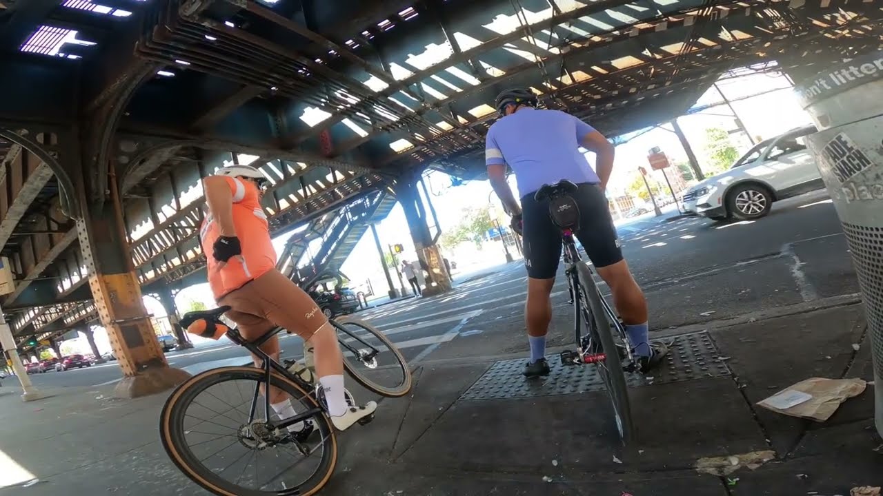 Riding in Manhattan with Kia and Ricardo Alpine area also the boogie down Bronx. Raw Raw Raw 