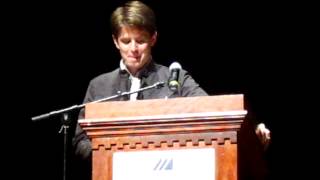 XKCD's Randall Munroe speaks at Christopher Newport University's Ferguson Center. Part 4 of 9.