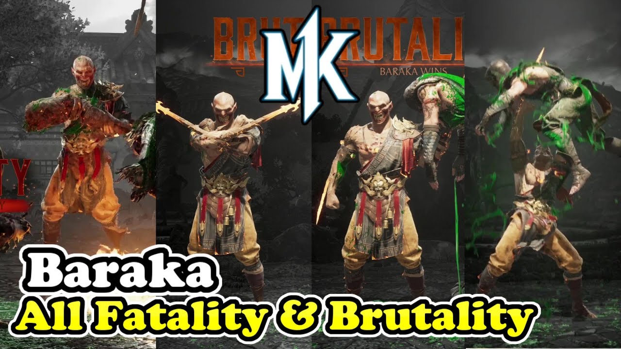 1-10, How likely will Baraka be in MK1? : r/MortalKombat