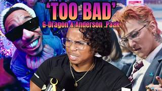 THIS COLLAB IS FIRE!! | G-Dragon & Anderson .Paak 'Too Bad' MV Reaction