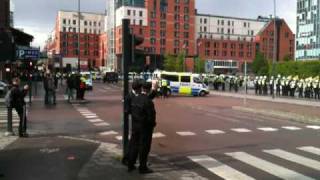 Svp Demonstration, Överdrivet Mycket Poliser.