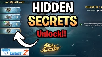 Sea of Conquest - Hidden Features You NEED to Know - GemZ