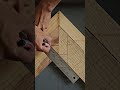 Smart technique locks wood joints #tips #diy #woodworking