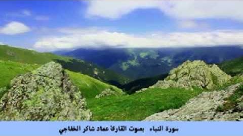 مقام اللامي (سورة النباء بصوت القارئ عماد الخفاجي)